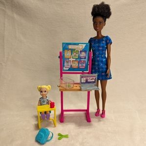 Barbie Careers Teacher Playset with Toddler